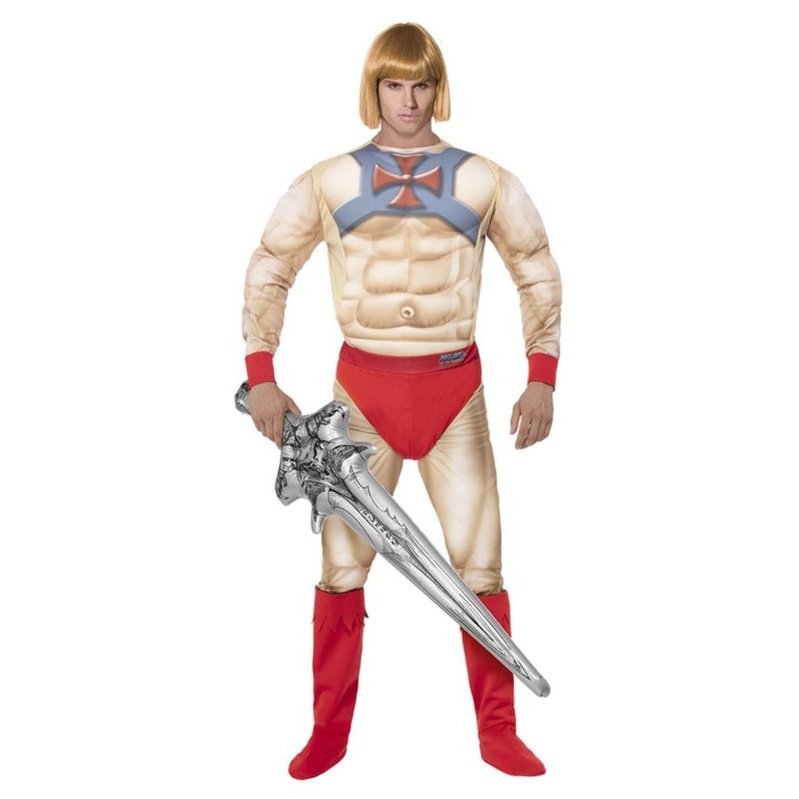 He-Man Adult Costume with EVA Chest, Cuffs, Boots & Sword