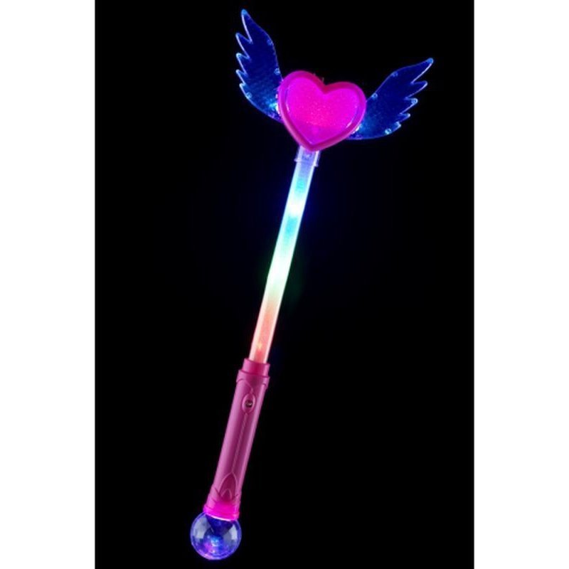 Heart Wand With Wings - Jokers Costume Mega Store