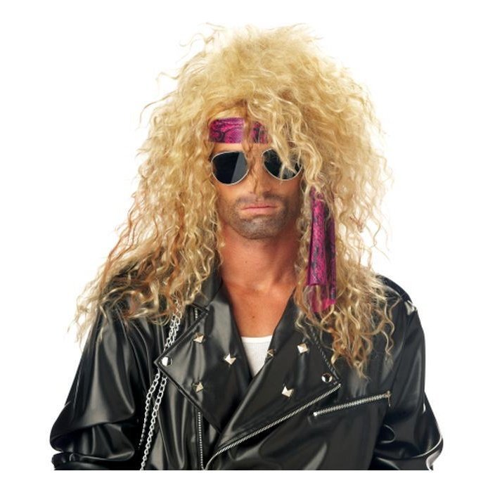 Heavy Metal Rocker Wig - Jokers Costume Mega Store