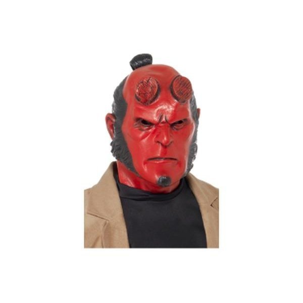 Hellboy Latex Mask - Jokers Costume Mega Store