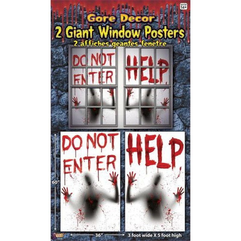 Help Window Poster - Jokers Costume Mega Store