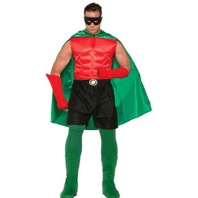 Hero Cape - Green-Costume Accessories-Jokers Costume Mega Store