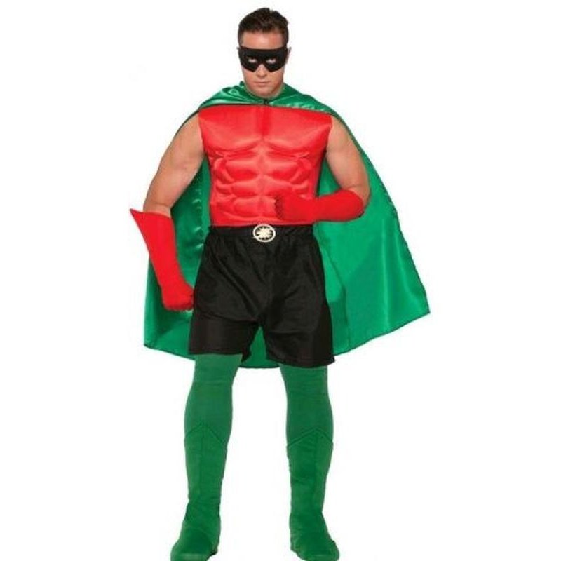 Hero Cape - Green-Costume Accessories-Jokers Costume Mega Store