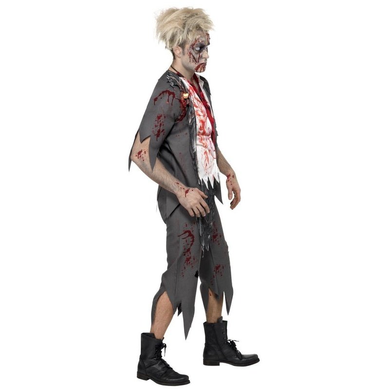 High School Horror Zombie Schoolboy Costume - Jokers Costume Mega Store