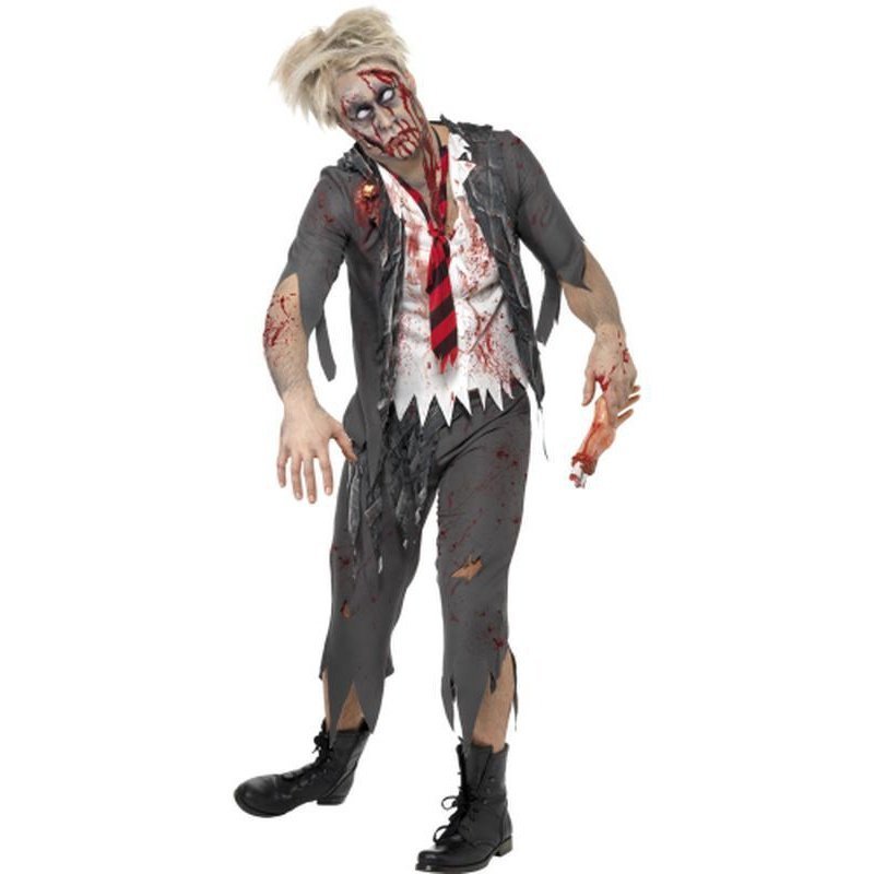 High School Horror Zombie Schoolboy Costume - Jokers Costume Mega Store