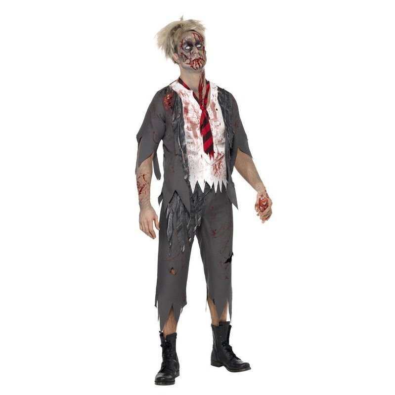 High School Horror Zombie Schoolboy Costume - Jokers Costume Mega Store