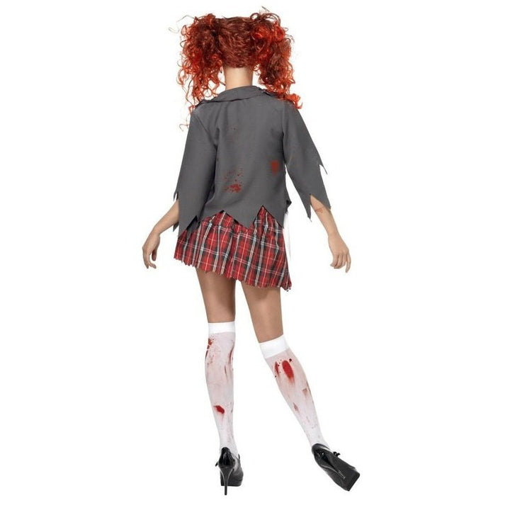 High School Horror Zombie Schoolgirl Costume - Jokers Costume Mega Store