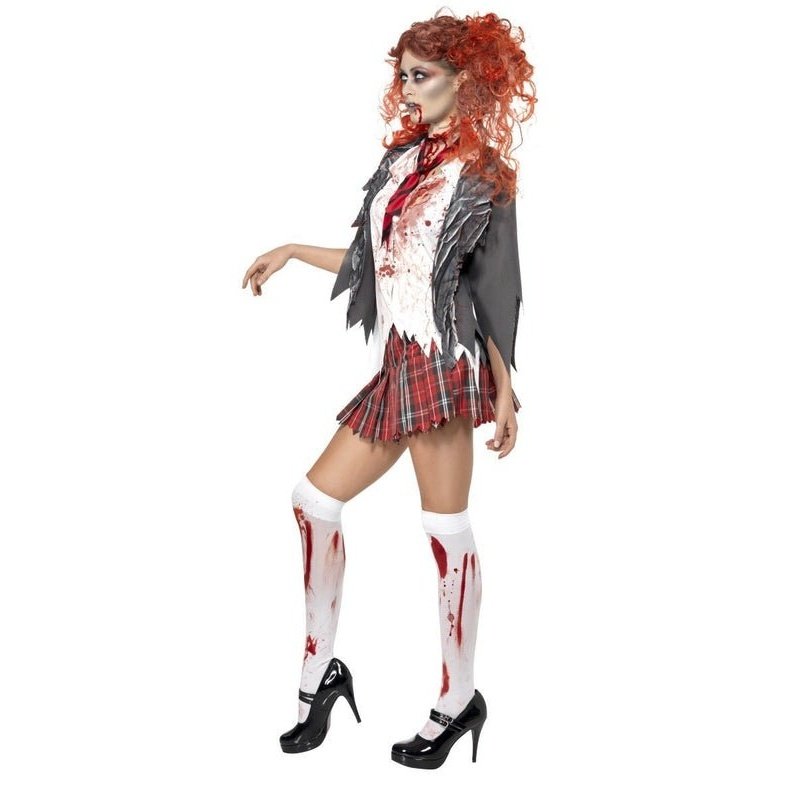 High School Horror Zombie Schoolgirl Costume - Jokers Costume Mega Store