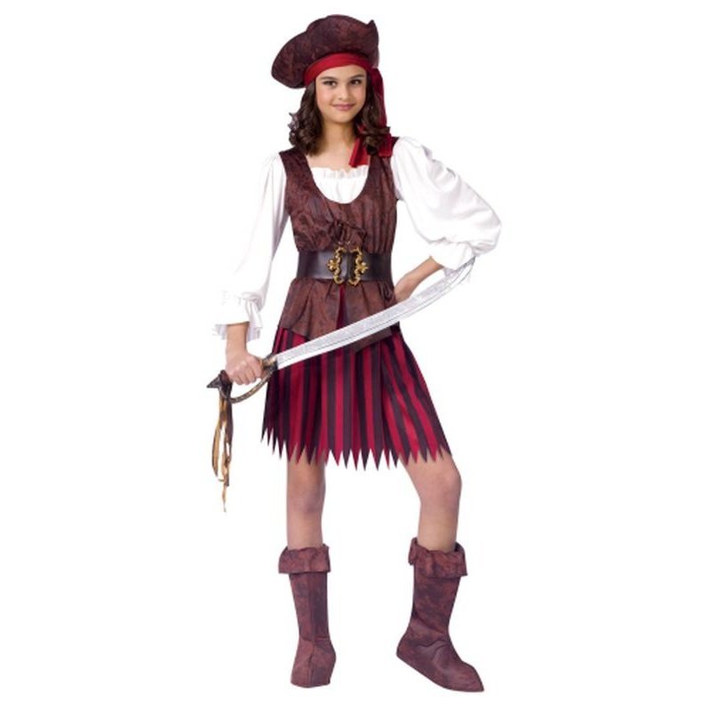 High Seas Buccaneer Girls Costume - Jokers Costume Mega Store