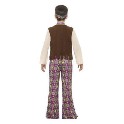 Hippie Boy Costume, with Top, Attached Waistcoat - Jokers Costume Mega Store