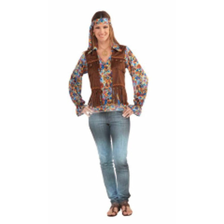 Hippie Costume Set Womens Size Std - Jokers Costume Mega Store