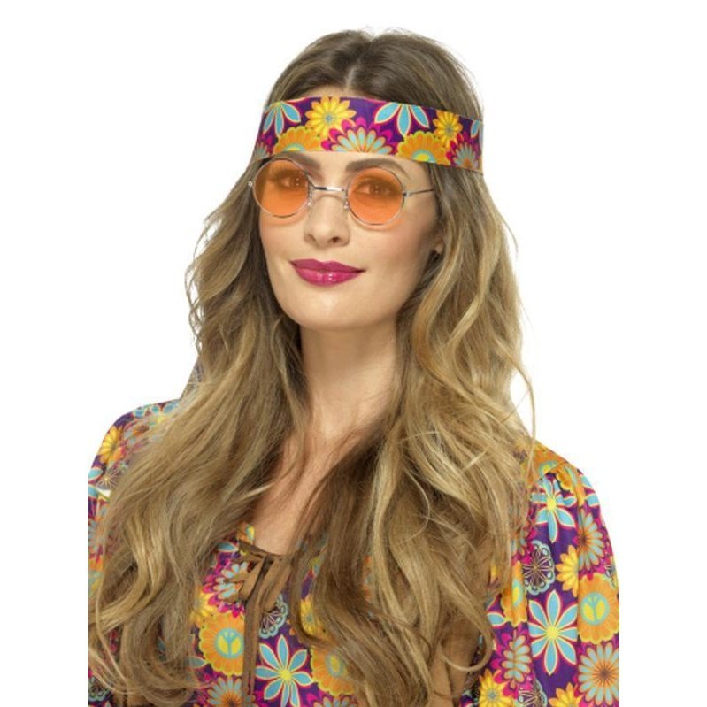 Hippie Specs - Orange - Jokers Costume Mega Store