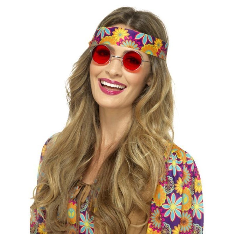 Hippie Specs - Red - Jokers Costume Mega Store