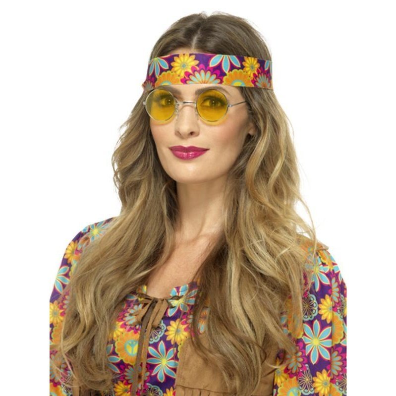 Hippie Specs - Yellow - Jokers Costume Mega Store