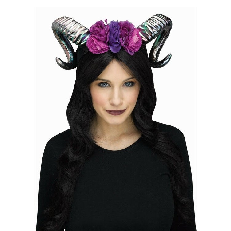 Horn Flower Headpiece Oil Slick - Jokers Costume Mega Store