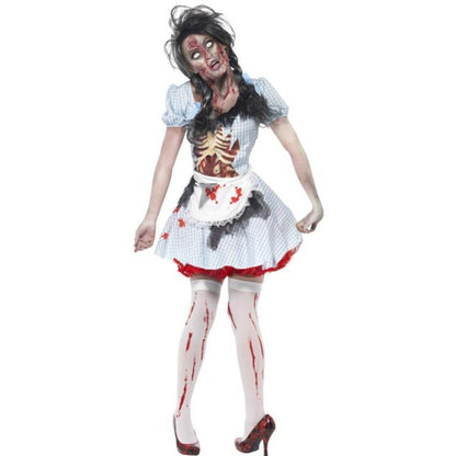 Horror Zombie Countrygirl Costume - Jokers Costume Mega Store