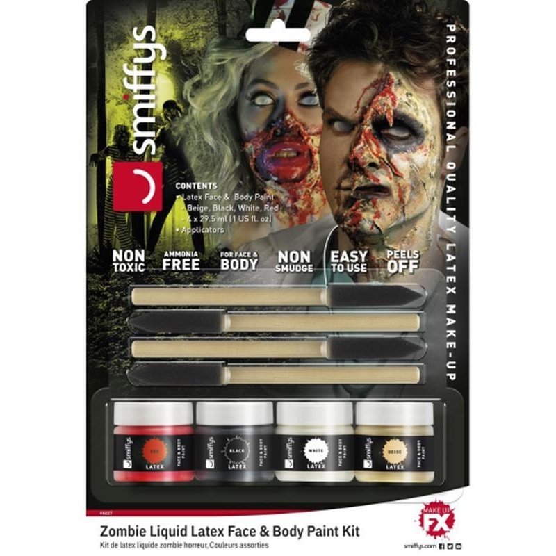 Horror Zombie Liquid Latex Kit - Jokers Costume Mega Store