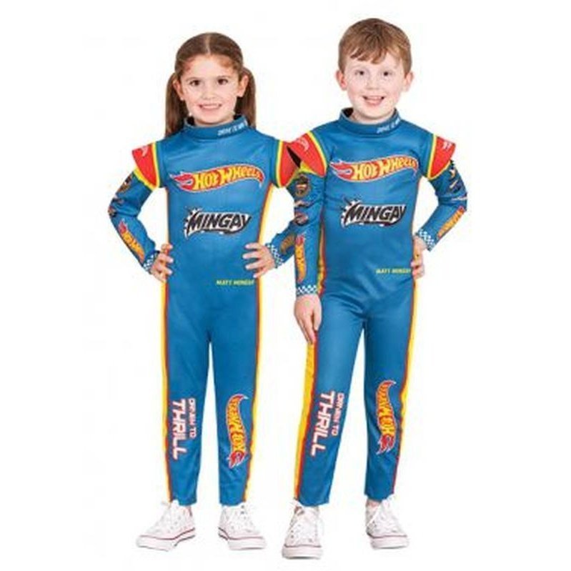 Hot Wheels Racing Suit Size 4 6 - Jokers Costume Mega Store