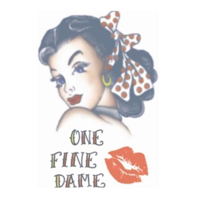 Hottie Girl 1940 - Vintage Tattoo-Make up and Special FX-Jokers Costume Mega Store