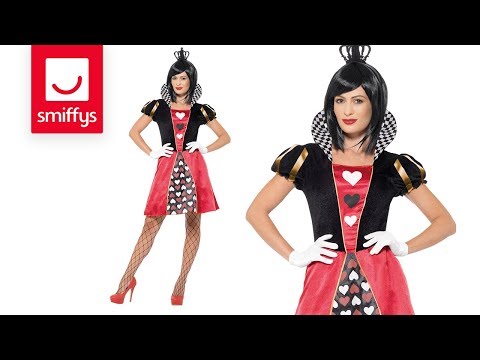 Carded Queen Costume, Red