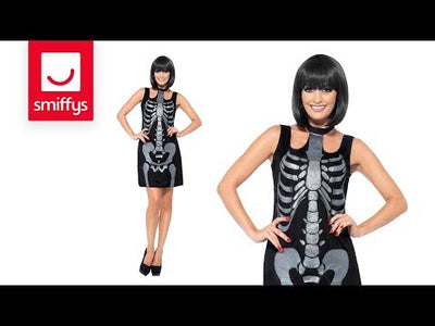 Skeleton Costume, Shift Dress