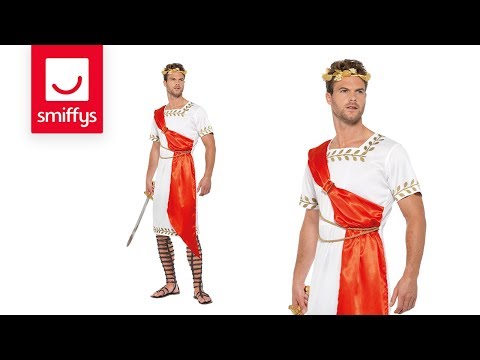 Roman Senator Costume White And Red