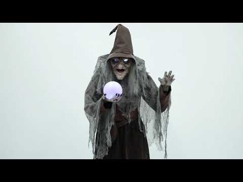 68" Digit Eye Soothsayer Witch Animated Prop