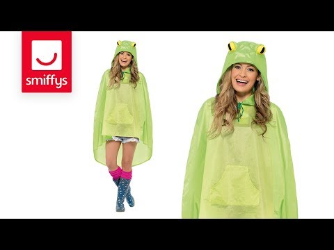 Frog Party Poncho
