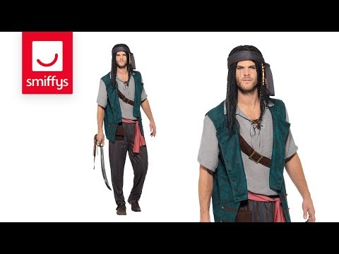 Pirate Deckhand Costume, Men