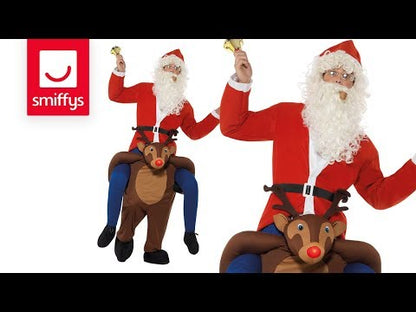 Piggyback Reindeer Rudolf Costume