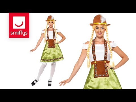 Bavarian Maid Costume - Green