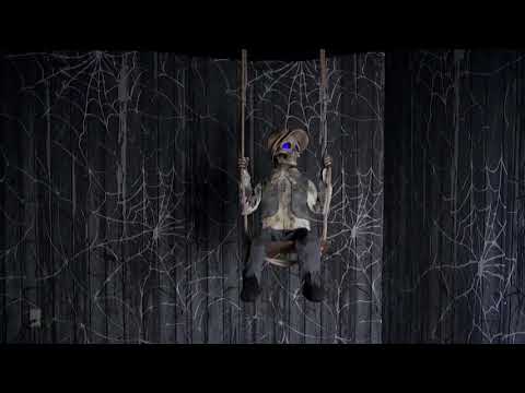 Swinging Skeletal Boy