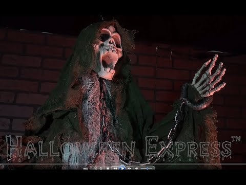 36" Animated Reaper In Chains