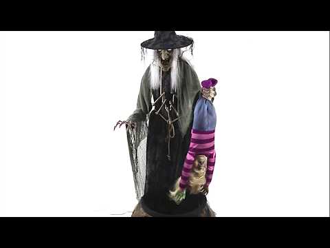 Animated Stew Brew Witch (Without Fog Machine)