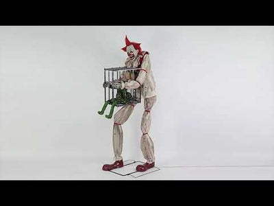 Animated Cagey The Clown With Girl