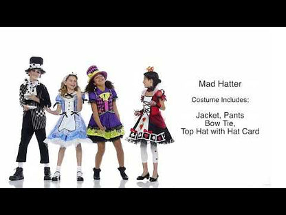 Queen Of Hearts Deluxe Girls Costume