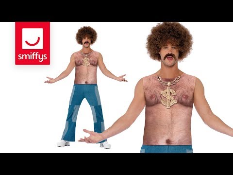 Realistic 70s Hairy Chest, Sleeveless Top