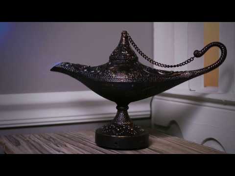 Magic Genie Lamp With Mist