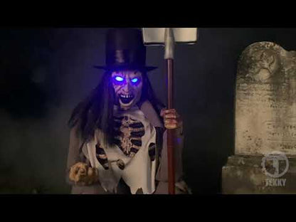 Crouching Grave Digger Animated Prop