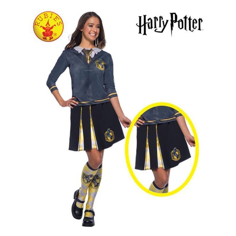 Hufflepuff Adult Skirt One Size - Jokers Costume Mega Store