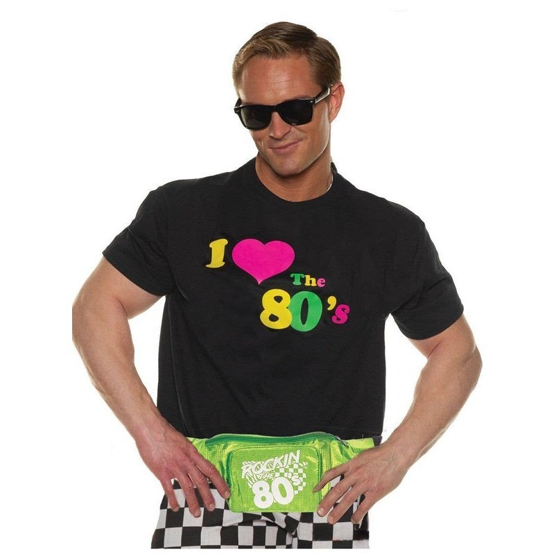 I Love The 80’s Mens Shirt - Jokers Costume Mega Store