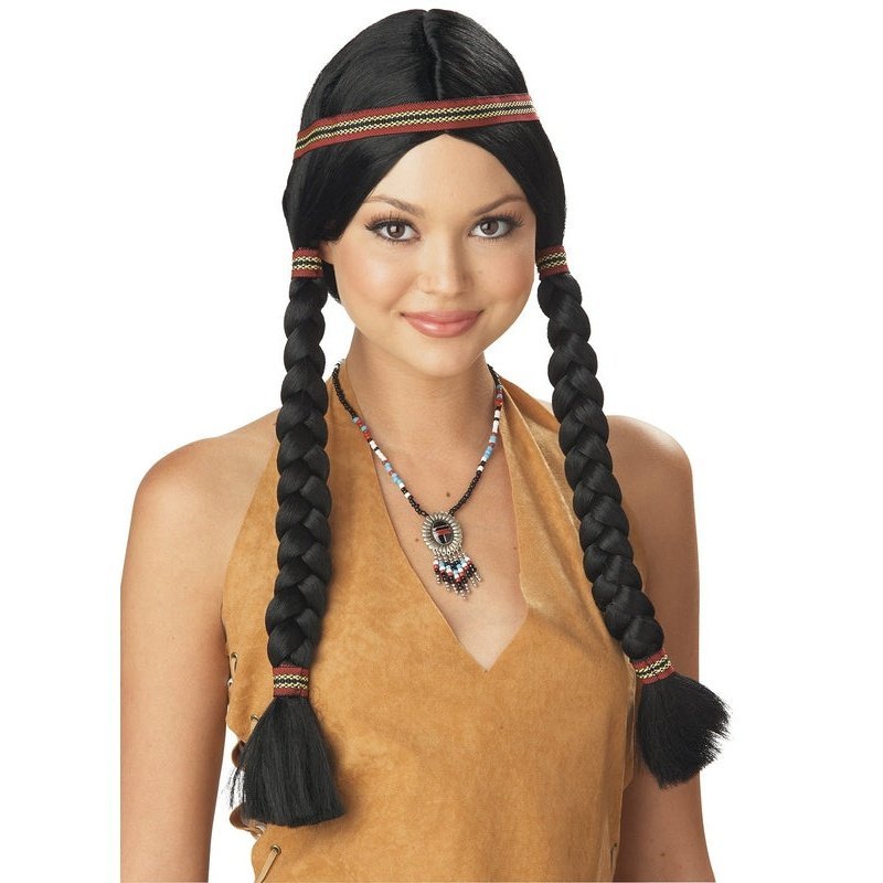 Indian Maiden Wig - Jokers Costume Mega Store