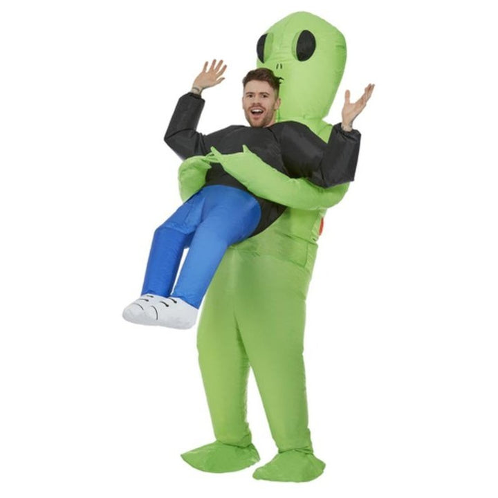 Inflatable Alien Abduction Costume, Green - Jokers Costume Mega Store
