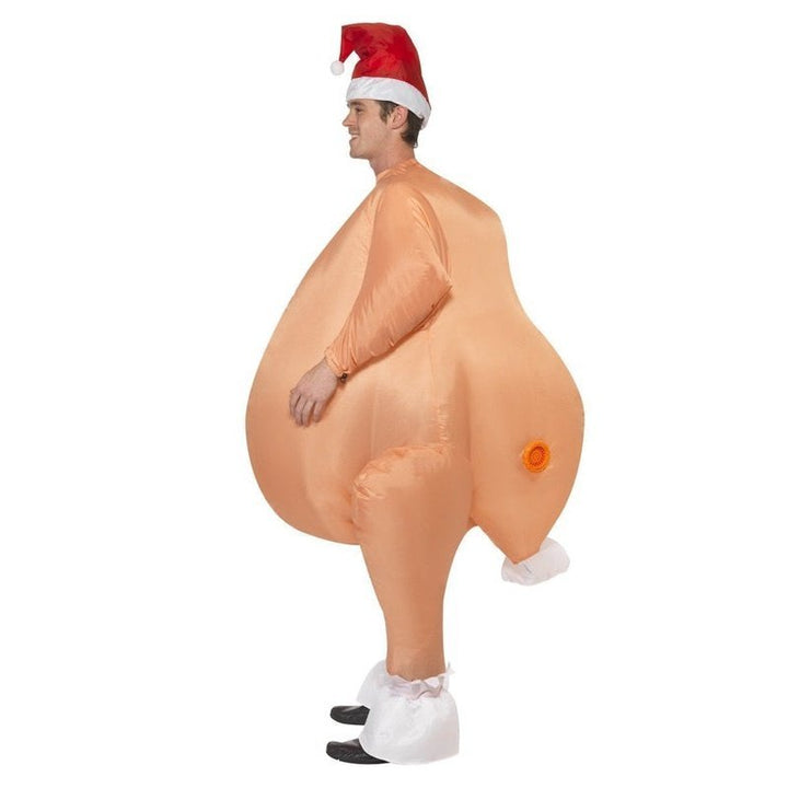 Inflatable Christmas Roast Turkey - Jokers Costume Mega Store