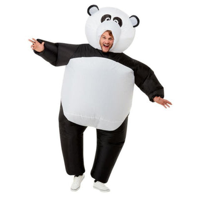Inflatable Giant Panda Costume, Black & White - Jokers Costume Mega Store