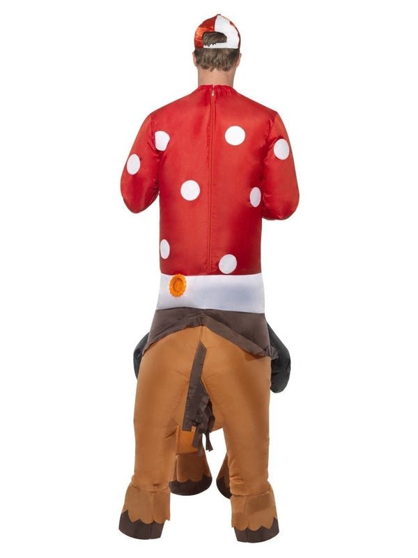 Inflatable Jockey And Horse Costume - Jokers Costume Mega Store