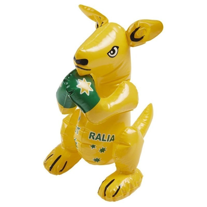 Inflatable Kangaroo, Yellow - Jokers Costume Mega Store