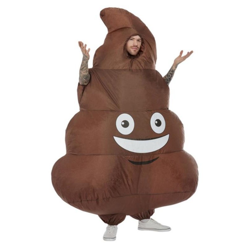 Inflatable Poop Costume, Brown - Jokers Costume Mega Store