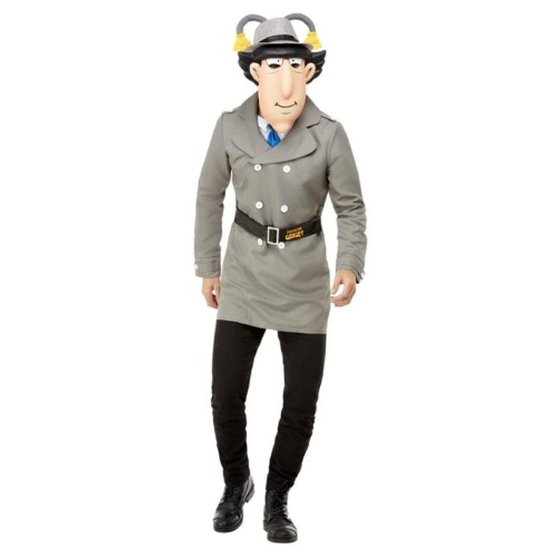 Inspector Gadget Costume, Grey - Jokers Costume Mega Store