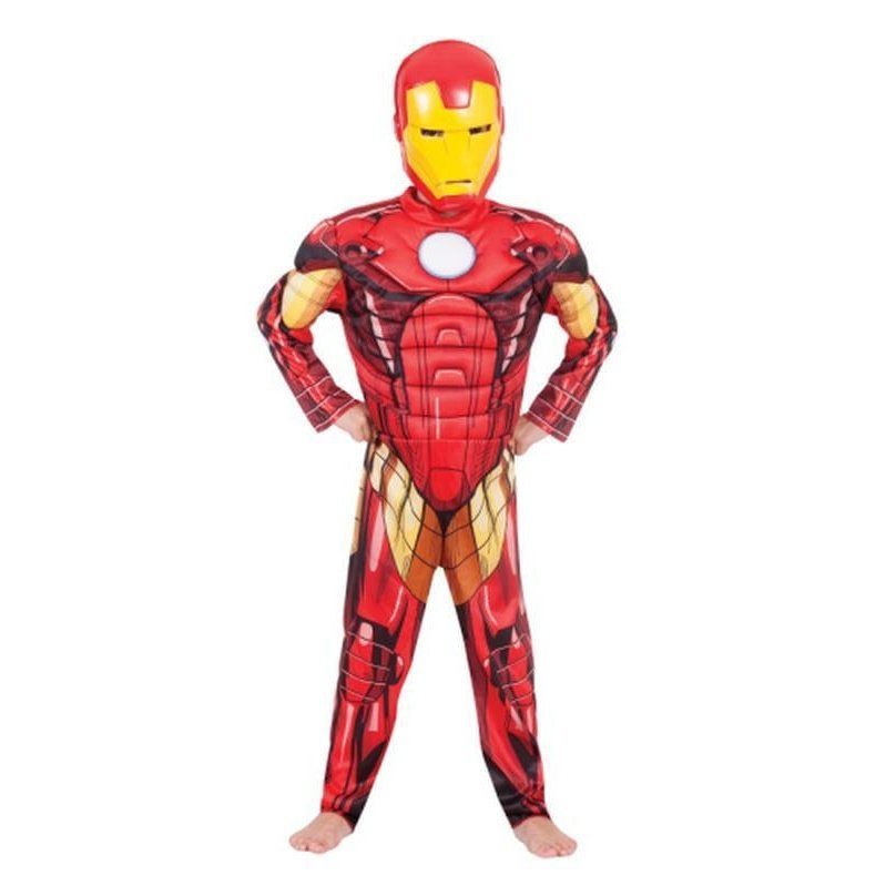 Iron Man Avengers Assemble Deluxe - Size 3-5 - Jokers Costume Mega Store
